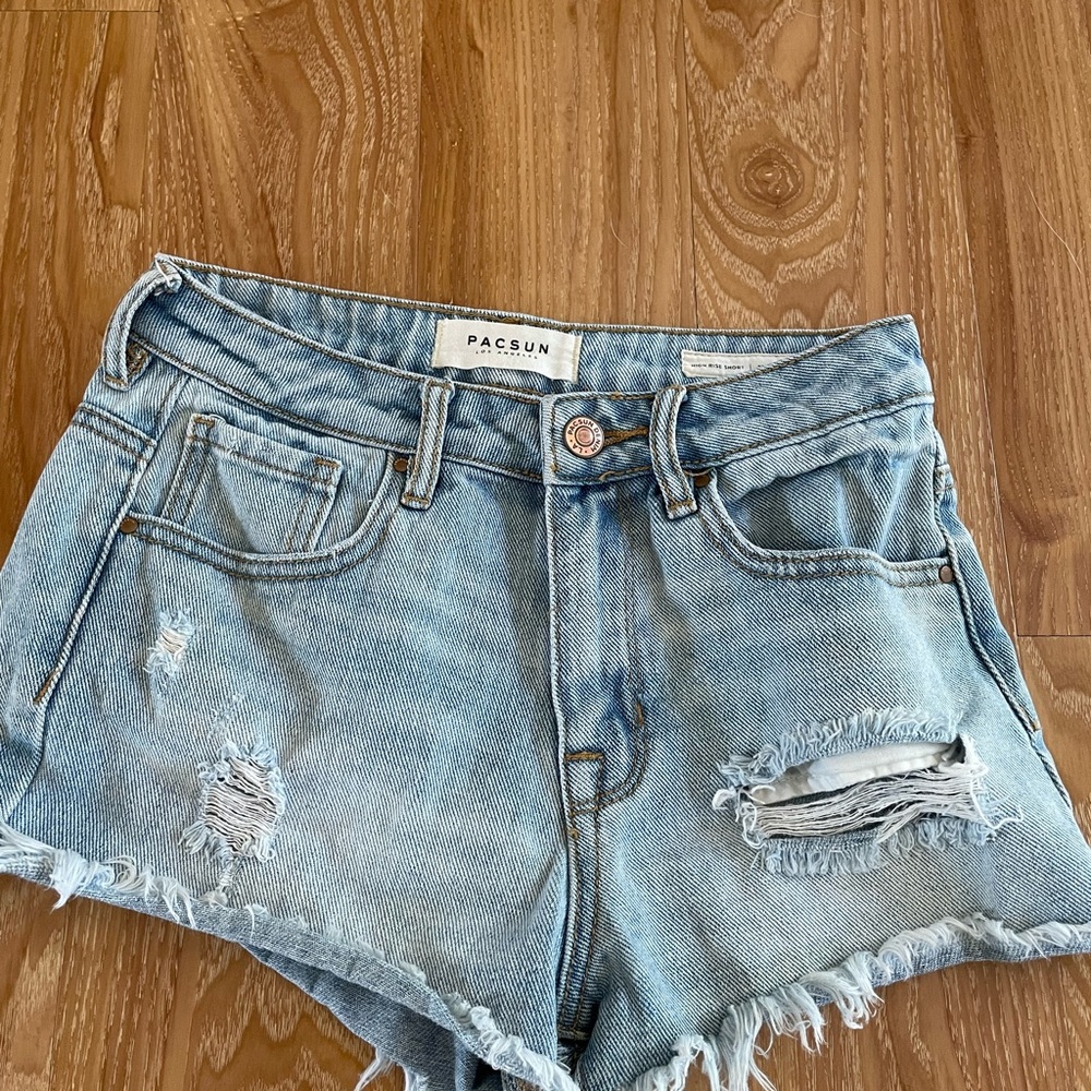 Pacsun size 23 high rise jean shorts